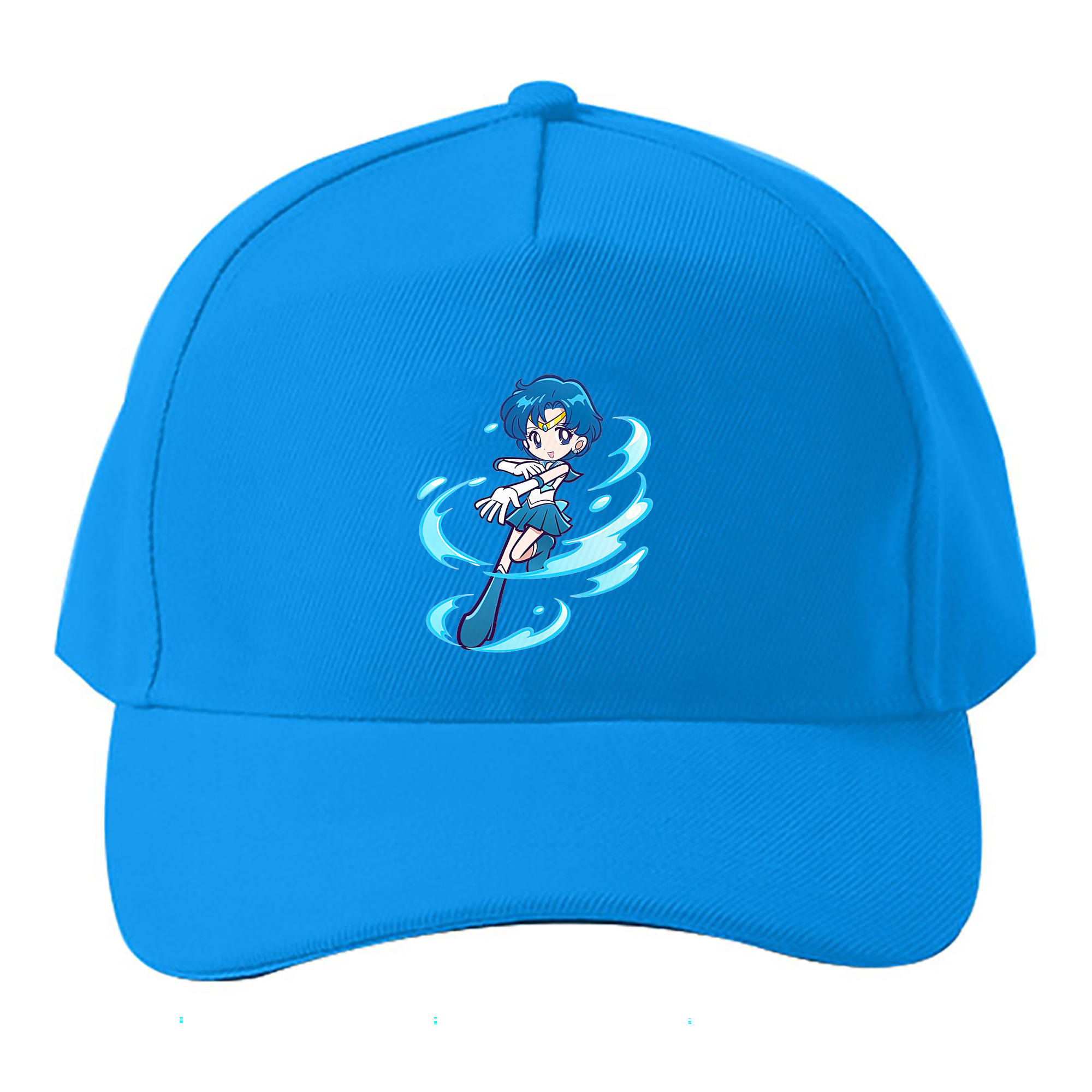 （画像用） 美少女戦士セーラームーン 水野 亜美 みずの あみ Sailor Moon Mizuno Ami ベースボールキャップ 綿100％ 男女兼用 帽子 スポーツ